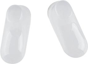 img 1 attached to 👟 Z-Color Clear Plastic Baby Feet Display Showcase (100pcs) - Ideal for Shoe Trees, Baby Booties, Shoes and Socks (8cm)