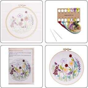 img 2 attached to Stamped Embroidery Kit Beginner Including Needlework and Embroidery