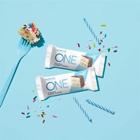 img 3 attached to 🎂 ONE MINIS Birthday Cake Protein Bars: Gluten-Free, 7g Protein, Less than 1g Sugar (30 Pack)