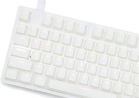 img 2 attached to 🎮 ENTR Tenkeyless Mechanical Keyboard – Aluminum Case, Doubleshot PBT Keycaps, N-Key Rollover, USB-C, White LED Backlight, Fast & Linear Gateron Yellow Switches (Silver/White)