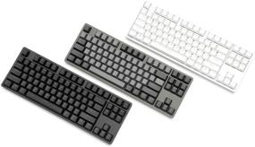 img 1 attached to 🎮 ENTR Tenkeyless Mechanical Keyboard – Aluminum Case, Doubleshot PBT Keycaps, N-Key Rollover, USB-C, White LED Backlight, Fast & Linear Gateron Yellow Switches (Silver/White)