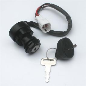 img 4 attached to 🔑 KIPA Key Switch compatible with Yamaha YFM50 Raptor (2004-2009), YFM350 Banshee (1995-2001), YFM350/YFM400 Big Bear (1995-2001), YFM Wolaverine (1995-2001), YFM350 Warrior (1996-2001), YFM80 Raptor (1996 onwards), YFA125 Breeze (1995-2001)