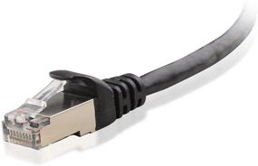 img 2 attached to 🔌 High-Performance Snagless Short Cat6A 3ft Shielded Ethernet Cable - Black 5-Pack by Cable Matters