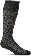 🧦 sockwell women's damask moderate compression sock with graduated support logo