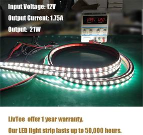 img 3 attached to 🚚 LivTee White LED Cargo Truck Bed Light Strip Lamp: Waterproof Lighting Kit for Pickup RV SUV and More – 2Pcs 60" with On-Off Switch Fuse & 2-Way Splitter Cable