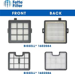 img 1 attached to 🔍 Fette Filter - Bissell Hard Floor Expert Canister Vacuum Series 1154 & 1161 Filter Set - Includes 1 PreMotor, 1 Sponge, 1 Post Motor, 1 Foam - Part Numbers 1602084, 1602085, 1602086, 1602094