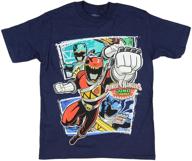 футболка power rangers little sleeve для мальчиков логотип