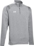 under armour hustle fleece black white logo