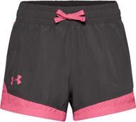 girls' sprint shorts by under armour logo