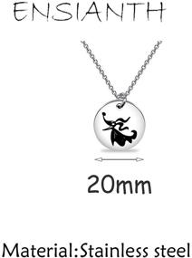 img 3 attached to ENSIANTH Nightmare Before Inspired Zero Ghost Dog Necklace - Perfect Gift for Fans