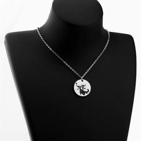 img 1 attached to ENSIANTH Nightmare Before Inspired Zero Ghost Dog Necklace - Perfect Gift for Fans
