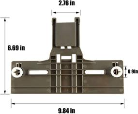 img 3 attached to Enhanced Dishwasher Parts Upper Rack (12-pack) - W10350376 (2) W10195840 (2) W10195839 (2) W10250160 (2) W10508950 (2) W10082853 (2) for Kitchenaid Kenmore, Kuds30fxss5 Kuds30ixwh2 Kuds30sxss1 Models