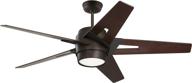 🔆 emerson cf550dmorb luxe eco modern ceiling fan: 54-inch blades, oil rubbed bronze finish, with light & wall control логотип