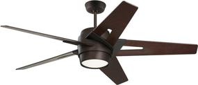 img 4 attached to 🔆 Emerson CF550DMORB Luxe Eco Modern Ceiling Fan: 54-Inch Blades, Oil Rubbed Bronze Finish, with Light & Wall Control