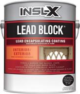 🎨 insl-x lead block: white eggshell lead encapsulating paint, 1 gallon - effective lead protection logo