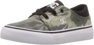 trase tx se skate shoe for dc kids (little kid/big kid) logo