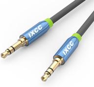 🔌 ixcc 10ft extra long male to male 3.5mm universal aux audio stereo cable - compatible with all 3.5mm-enabled devices logo