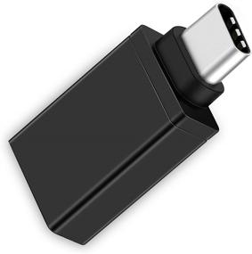 img 2 attached to 🔌 Ailun Адаптер USB C Тип С Конвертор 3 Пакета Высокоскоростной USB C Мужской к USB A 3.0 Женский Конвертер для Galaxy s20, s20+, S20Ultra, S10 Plus, Note 10 Адаптер Питания USB C Быстрая Зарядка для Устройств Черный: Удобное и Эффективное Решение для Преобразования USB-C