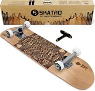 🛹 skatro 31&#34; pro complete skateboard for adults, boys, girls, beginners, and kids - ideal skateboard for all age groups logo