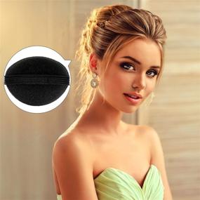 img 3 attached to Get Instant Volume with 11-Piece Women Sponge Volume Bump Inserts – Effortless DIY Hairstyles with Hair Styling Tools and Accessories!