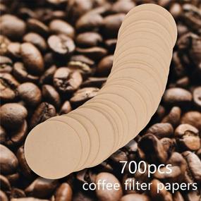 img 2 attached to ☕ 700pcs Unbleached Paper Coffee Filters for Aerobie Aeropress - Perfect Replacement Filters for Coffee and Espresso Makers