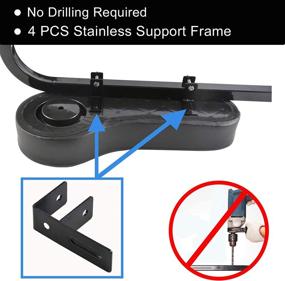 img 3 attached to 🏌️ Enhanced Golf Cart Armrest with Cup Holder: EZGO Club Car Yamaha - Sturdy Support Frame/No Drilling/Prevent Tilting/Better Load Bearing