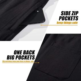 img 1 attached to Akkad Kuti Athletic SweatShorts Training Men's Clothing