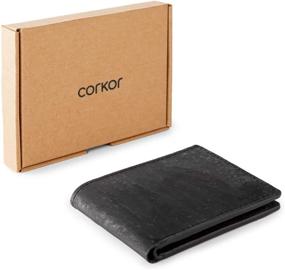 img 1 attached to 💼 Durable minimalist leather Corkor wallet: Must-have men's accessory