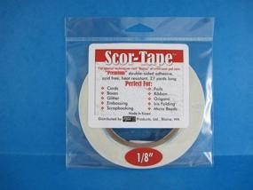 img 1 attached to 🎉 Scor-Pal Scor-Tape 1/8 Inch x 27 Yards SP201 - Pack of 3