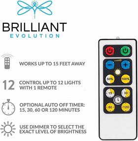 img 1 attached to 2 Pack LED Puck Lights with Remote Control - Wireless Under Cabinet Lighting for Kitchen - Battery Operated Stick On Lights - Under Counter Lights - Battery Powered LED Cabinet Light