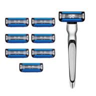 🪒 yingjili men's 5-blade razor set (8-pack) - premium razors for men logo