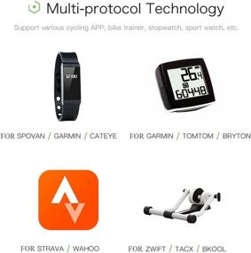 img 2 attached to Lixada 4g Ultra-Small Wireless BT & ANT+ Bike Cadence Sensor: IPX7 Waterproof Speedometer & Computer