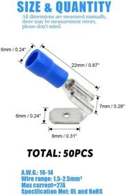 img 3 attached to 🔌 Glarks Insulated Electrical Terminals Connectors: Reliable Industrial Solution for Wiring & Connectivity