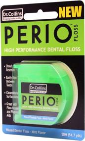 img 1 attached to Мятная восковая зубная шпага Dr. Collins Perio: Долговечная упаковка на 50 метров для оптимального здоровья десен.
