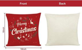 img 3 attached to Декоративная подушка Joyshare Christmas Pillow