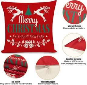 img 2 attached to Декоративная подушка Joyshare Christmas Pillow