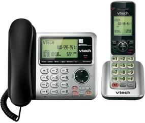 img 1 attached to 📞 VTech CS6649 Phone System - Expandable Corded/Cordless with Answering System, Caller ID/Call Waiting, and Handset/Base Speakerphones