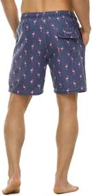 img 1 attached to 🩳 Retro Washed Quick Dry Lightweight Beach Shorts for Men - Nonwe Swim Board Shorts