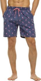 img 3 attached to 🩳 Retro Washed Quick Dry Lightweight Beach Shorts for Men - Nonwe Swim Board Shorts