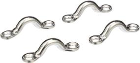 img 4 attached to 🔩 Seachoice 28811: 3/8-Inch Forged Stainless Steel Eye Straps - Pack of 4 for Sturdy & Reliable Marine Applications