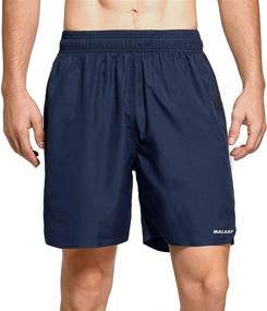 img 3 attached to 🏃 BALEAF Men's 7-Inch 2-in-1 Running Workout Shorts with Quick-Dry Technology, Lightweight Athletic Shorts with Liner and Convenient Back Phone Pocket