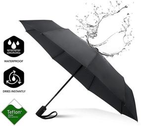 img 3 attached to ☂️ Ultimate Large Windproof Travel Umbrella for Women – Unwavering Protection from the Elements