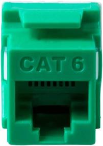 img 1 attached to Monoprice Cat6 RJ-45 180-Degree Punch Down Keystone Dual IDC