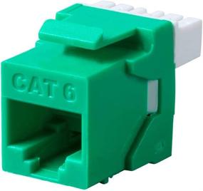 img 4 attached to Monoprice Cat6 RJ-45 180-Degree Punch Down Keystone Dual IDC