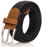 hoanan elastic braided enduring stretch men's accessories in belts logo