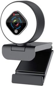 img 4 attached to 📷 Angetube 962 USB Web Cam: High-Definition Streaming Webcam with Ring Light, Autofocus, and Digital Zoom - Perfect for Gaming, Xbox, Google Meet, and More!