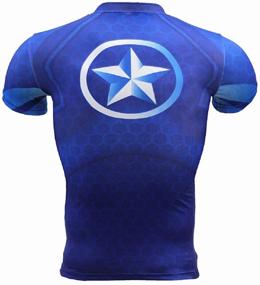 img 3 attached to 👕 SevenJuly1 Captain Superhero Compression Fitness Boys' Clothing: Enhance Performance and Style