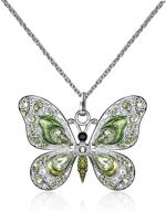 🦋 orione exquisite rhinestone butterfly necklaces: dazzling jewelry for girls logo