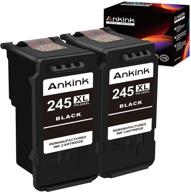 🖨️ ankink higher yield 245xl 2 black ink cartridges xlarge canon pg 243 245 xl for pixma mx490 mx492 mg2520 mg2522 ts3100 ts3122 ts3300 ts3322 tr4500 tr4520 tr4522 mg2500 printer" logo