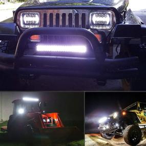 img 1 attached to 🚙 Nilight 26 Inch LED Light Bar - 180W Waterproof Spot Flood Combo Work Light for Off Road, Truck, Car, ATV, SUV, Jeep